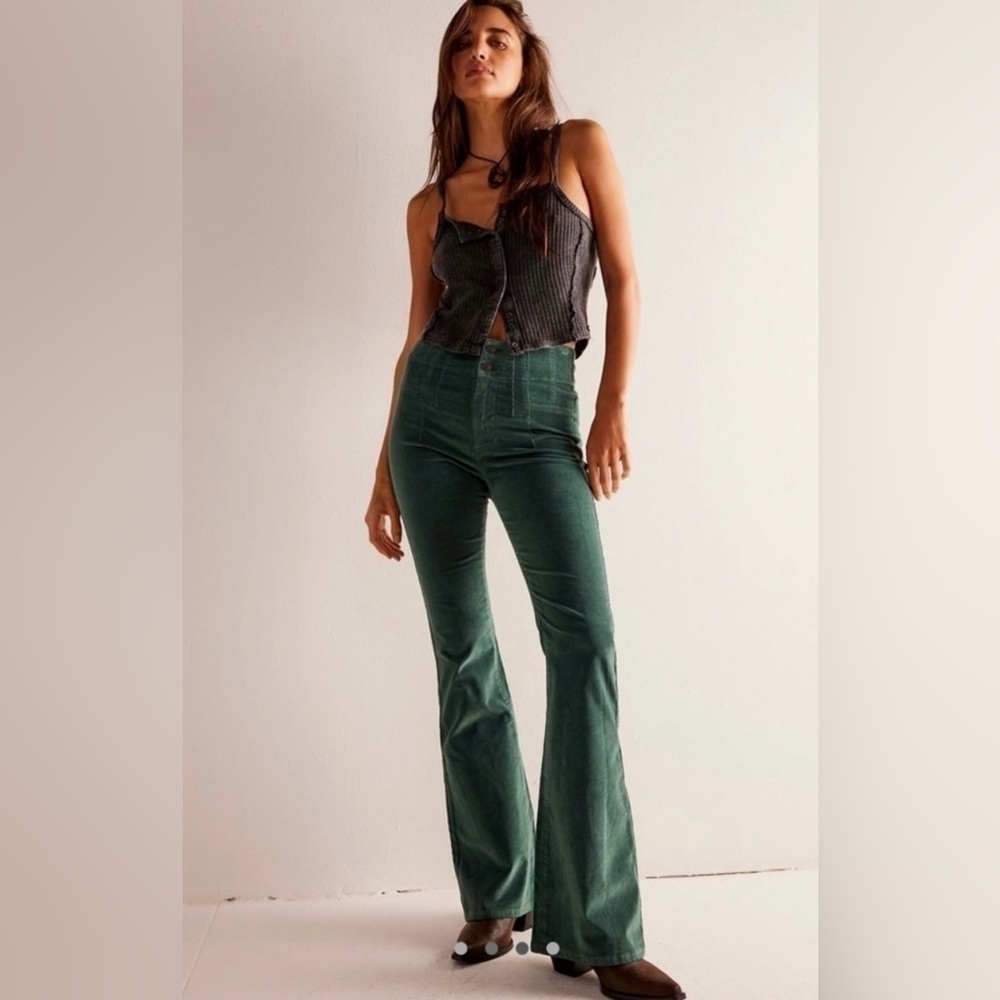 61. NWOT Free People Jayde Cord Flare Jeans